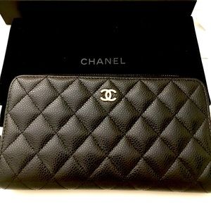 Chanel classic long zippy wallet